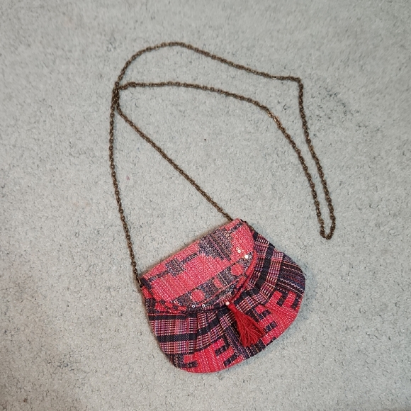 Mossimo Supply Red Navy small crossbody - Picture 1 of 3